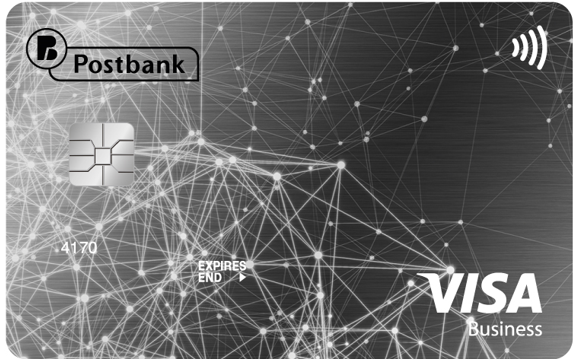 Credit card VISA BUSINESS